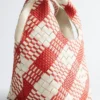 Bolso tote de cuero trenzado
