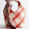 Bolso tote de cuero trenzado