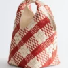 Bolso tote de cuero trenzado