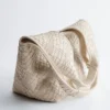 Bolso tote de cuero trenzado