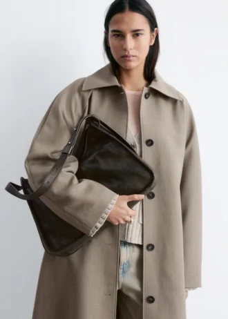 Bolso tote de piel