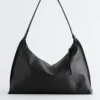 Bolso tote de piel
