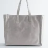 Bolso tote de piel
