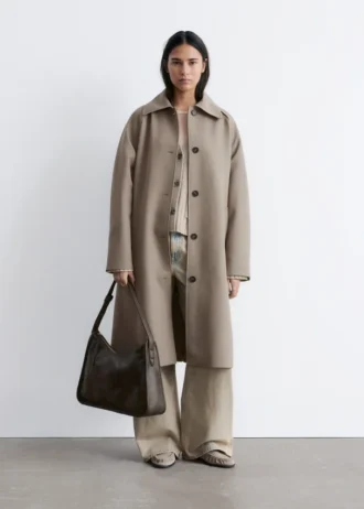 Bolso tote de piel