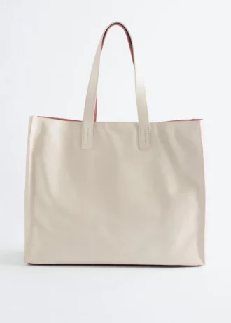 Bolso tote de piel