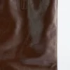 Bolso tote de piel