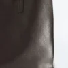 Bolso tote de piel
