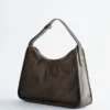 Bolso tote de piel