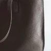 Bolso tote de piel