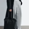Bolso tote grande de piel