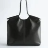 Bolso tote grande de piel