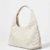 Bolso tote pequeño de denim con apliques