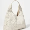 Bolso tote pequeño de denim con apliques