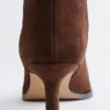 Botas de ante con tacón bajo
