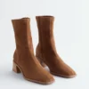 Botas de calcetines de ante