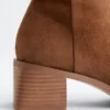 Botas de calcetines de ante