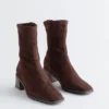 Botas de calcetines de ante