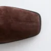 Botas de calcetines de ante