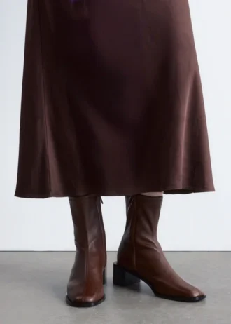 Botas de calcetines de napa