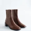 Botas de calcetines de napa