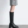 Botas tipo calcetín de napa hasta la rodilla