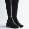Botas tipo calcetín de napa hasta la rodilla
