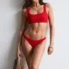Braguitas de bikini con textura