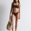 Braguitas de bikini con textura