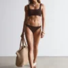 Braguitas de bikini con textura