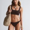 Braguitas de bikini con textura