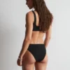 Braguitas de bikini de cintura alta con textura
