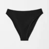 Braguitas de bikini de cintura alta con textura
