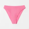 Braguitas de bikini de cintura alta con textura