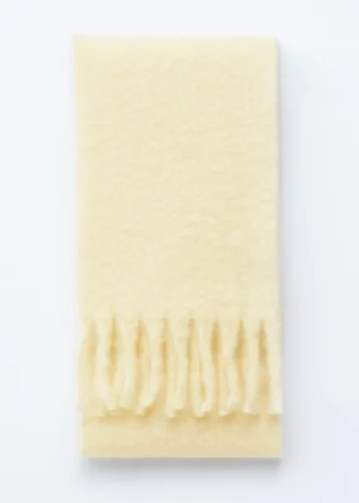 Bufanda grande de mezcla de mohair