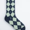 Calcetines con estampado de arlequín