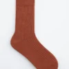 Calcetines de seda acanalados