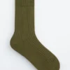 Calcetines de seda acanalados