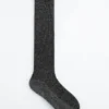 Calcetines hasta la rodilla con purpurina