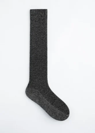 Calcetines hasta la rodilla con purpurina