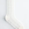 Calcetines transparentes a cuadros