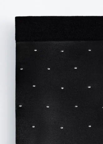 Calcetines transparentes con lunares