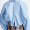 Camisa corta con cordón