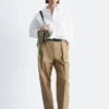 Camisa corta oversize de algodón