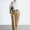 Camisa corta oversize de algodón