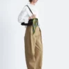 Camisa corta oversize de algodón