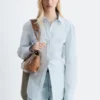 Camisa de algodón entallada
