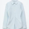 Camisa de algodón entallada