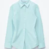 Camisa de algodón entallada