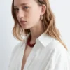 Camisa de algodón entallada