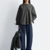 Camisa de algodón oversize